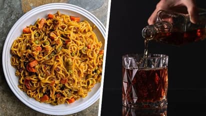 Rum Maggi takes social media by storm in unconventional culinary fusion; leaves internet divided (WATCH)