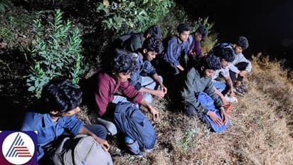 Belagavi: Forest officials rescue 9 GSS college students missing at Jalavane Falls on Karnataka-Goa border
