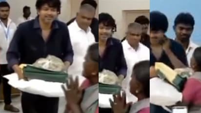 'യാര് വിജയ്?', പരിഭ്രമത്തിലായ സ്ത്രീയുടെ ചോദ്യം കേട്ട് നാണത്തോടെ മറുപടിയുമായി ദളപതി- വീഡിയോ