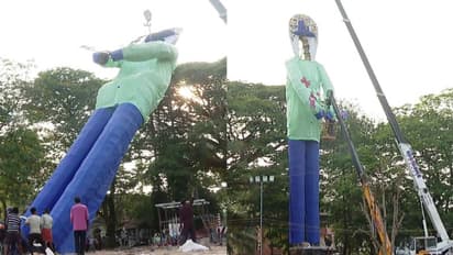 ആഘോഷരാവിലേക്ക് ഇനി മണിക്കൂറുകൾ, ഫോർട്ട് കൊച്ചിയിൽ കൂറ്റൻ പാപ്പാഞ്ഞി ഉയർന്നു, ഗതാഗത നിയന്ത്രണവുമായി പൊലീസ്