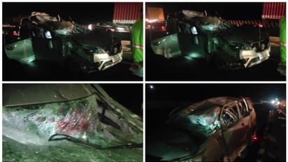 തൃശൂരില് ഇന്നോവയും ട്രെയിലർ ലോറിയും കൂട്ടിയിടിച്ച് അപകടം; ഒരാൾ മരിച്ചു; 5 പേരുടെ നില ഗുരുതരം