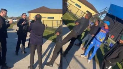 കളി തുടങ്ങാനിരിക്കെ ഗ്രൗണ്ടിലിറങ്ങാന് വിസമ്മതിച്ച് ഫീല്ഡ് അമ്പയര്മാർ, പിന്നാലെ പൊലീസെത്തി അറസ്റ്റ്