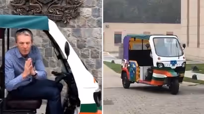'Namaste India': Australia’s new Deputy High Commissioner drives auto to office (WATCH)