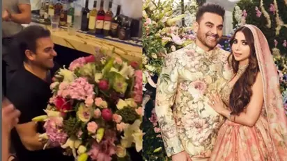 Watch: Arbaaz Khan proposes Sshura Khan on his knees, unseen proposal video goes viral