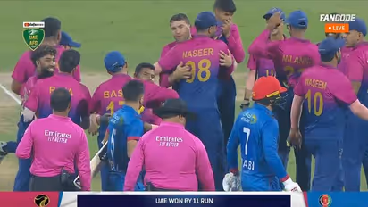 പുതുവർഷത്തിൽ ഞെട്ടിച്ച് യുഎഇ, ഇന്ത്യക്കെതിരായ ടി20 പരമ്പരക്ക് മുമ്പ് അഫ്ഗാന് യുഎഇയുടെ ഷോക്ക് ട്രീറ്റ്മെന്റ്