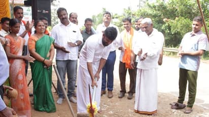 ರಾಷ್ಟ್ರೀಯ ಹೆದ್ದಾರಿ ಡಾಂಬರೀಕರಣ ಕಾಮಗಾರಿ: ಸಂಪಾಜೆಯಲ್ಲಿ ಭೂಮಿ ಪೂಜೆ ನೆರವೇರಿಸಿದ ಸಂಸದ ಪ್ರತಾಪ್ ಸಿಂಹ