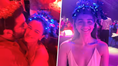 In pictures: Here's how Alia Bhatt, Ranbir Kapoor, Raha welcomed the New Year