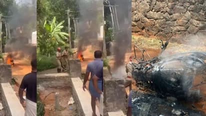 'ഒരു മിസ്സിംഗ്, പിന്നാലെ ഡിയോ സ്കൂട്ടർ നിന്ന് കത്തി; തീപിടിച്ചത് ഓടിക്കൊണ്ടിരിക്കേ, തലനാരിഴയ്ക്ക് രക്ഷ!