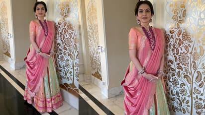 Nita Ambani lehanga Saree