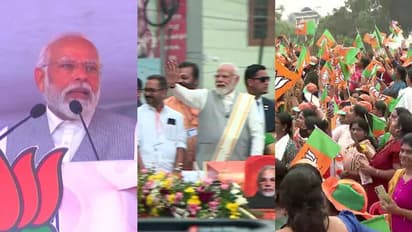 'കേരളത്തിലെ അമ്മമാരെ, സഹോദരിമാരെ' തുടക്കം മലയാളത്തിൽ; തൃശൂരിൽ നിന്നുയരുന്നത് പുതിയ കേരള സന്ദേശമെന്ന് മോദി