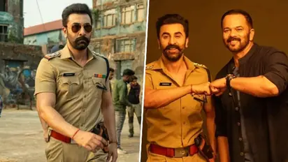 Ranbir Kapoor's dashing cop look takes center stage in new Ad shoot with Rohit Shetty, see pictures