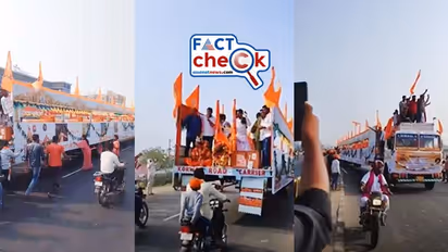 Fact-Check: Was 108 ft long Dwajasthambam being transported to Ayodhya?