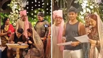 വിവാഹത്തിന് ഷോര്ട്സ് അണിഞ്ഞു; ആമിര് ഖാന്റെ മരുമകന് കമന്റുകള്...