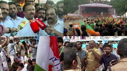 രാഹുല്‍ഗാന്ധിയുടെ പാര്‍ട്ടിക്കാര്‍ ഇന്ന് തൃശൂരില്‍ തുറന്നത് സ്നേഹത്തിന്‍റെ കടയാണോ?ഇതാണോ "ആശയപരമായ പോരാട്ടം "