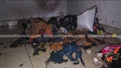 ഭക്ഷണം പാകം ചെയ്യുമ്പോൾ ഗ്യാസ് സിലിണ്ടറിന് തീപിടിച്ചു; ഒരാൾക്ക് പരിക്ക്, പണവും വസ്ത്രങ്ങളും കത്തിനശിച്ചു