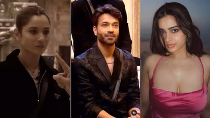 Bigg Boss 17: Ankita Lokhande angry at Vicky Jain as he sings 'Bheege honth tere' for Ayesha Khan