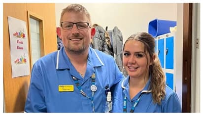 ഒരേ ആശുപത്രിയിൽ നഴ്സുമാരായി അച്ഛനും മകളും, കോഴ്സ് പൂർത്തിയാക്കിയതും ഒരേ വർഷം, പൊന്നാണ് സ്റ്റീവറും ജൂവലും 