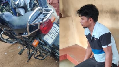 തമിഴ്നാട് രജിസ്ട്രേഷൻ ബൈക്ക്, മദ്യലഹരിയിൽ യുവാവ്; വിദ്യാർത്ഥികളെ വിടാതെ പിന്തുടർന്നു, പിടികൂടി നാട്ടുകാർ