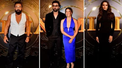 Animal Success Bash: Ranbir Kapoor, Bobby Deol, Rashmika, Triptii Dimri and more attend (Photos)