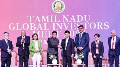 சென்னை மழை போல முதலீடும் மழையாக பெய்யும்.! கோட் சூட் அணிந்து நிகழ்ச்சியில் பங்கேற்றது ஏன்.? ஸ்டாலின் விளக்கம்