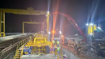 ದೇಶದಲ್ಲೇ ಮೊದಲು, ಬೆಂಗಳೂರು ಉಪನಗರ ರೈಲ್ವೆಗಾಗಿ ದಾಖಲೆಯ 31 ಮೀ. ಉದ್ದದ ತೊಲೆ ತಯಾರಿ