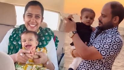  'മകൻ ആത്മജയുമായി ദുബായിലെ ഞങ്ങളുടെ ഒരു ദിവസം',വിജയിയുടെയും ദേവികയുടെയും സന്തോഷം.!