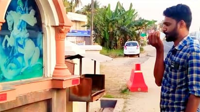 ഗീവര്ഗീസ് പുണ്യാളന്റെ പള്ളിക്ക് മുന്നിൽ ശംഖുനാദം, ഈ കാഴ്ചയ്ക്ക് പിന്നിലൊരു വലിയ കഥയുണ്ട്