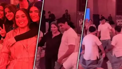 Ira Khan-Nupur Shikhare wedding party: Groom grooves to lungi dance; couple host pyjama party for guests