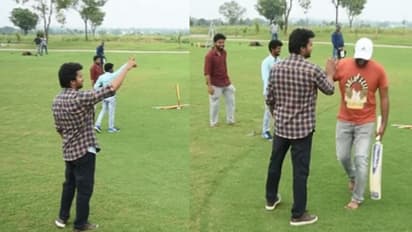 "நீ அடிச்சா மட்டும் சிக்சரா?".. படக்குழுவுடன் கியூட் சண்டை போட்ட தளபதி விஜய் - விவேக் வெளியிட்ட வீடியோ வைரல்!