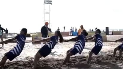 Amid row with Maldives, India hosts first-ever Beach Games in Diu; aims to promote Bharat's islands - WATCH