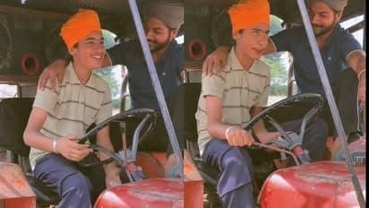 ಬಾಲಕನ ಹೊಟ್ಟೆಯೊಳಗಿದೆ ಟ್ರಾಕ್ಟರ್, ಮಿಮಿಕ್ರಿಗೆ ಮನಸೋತ ಆನಂದ್ ಮಹೀಂದ್ರ!