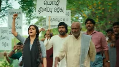 'തമിഴില്‍ സൊല്ല്', ഹിന്ദി അടിച്ചേല്‍പ്പിക്കുന്നതിന് എതിരെ കീര്‍ത്തി സുരേഷ്, സലാര്‍ നിര്‍മാതാക്കളുടെ സര്‍പ്രൈസ്