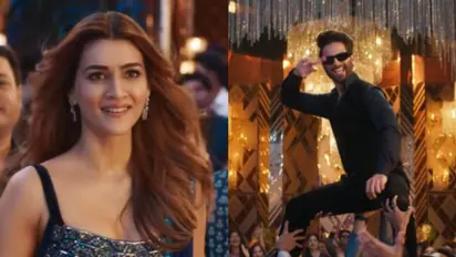 'Laal Peeli Akhiyaan' song out: Shahid Kapoor, Kriti Sanon release foot-tapping number, set stage on fire