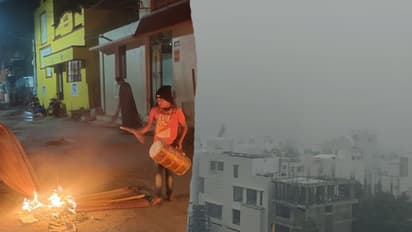 போகிப் பண்டிகை கொண்டாட்டம்.. சென்னையில் கடும் புகை மூட்டம்.. வாகன ஓட்டிகள் அவதி.. விமான சேவை பாதிப்பு!