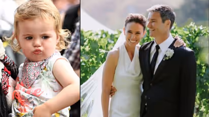 അച്ഛൻ ക്ലാര്ക്കിന്റെ കൈ പിടിച്ച് മകൾ നീവ്, മാലാഖയെ പോലെ ജസീന്ത, ന്യൂസിലാൻഡ് മുൻ പ്രധാനമന്ത്രി വിവാഹിതയായി