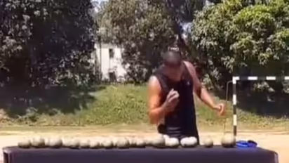 എസ്ഐക്ക് റെക്കോർഡ്, കേസ് തെളിയിച്ചതിനല്ല! തലകൊണ്ട് പൊട്ടിച്ചത് 57 തേങ്ങ