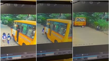 കൊച്ചിയിൽ സ്കൂൾ ബസിനടിയിൽപ്പെട്ട് കുട്ടി, മുകളിലൂടെ കടന്നു പോകുന്ന ബസ്; തലനാരിഴക്ക് രക്ഷ, ഡ്രൈവർക്കെതിരെ കേസ്