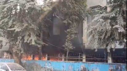 Fire breaks out in closed BMC school in Mumbai's Parel (WATCH)