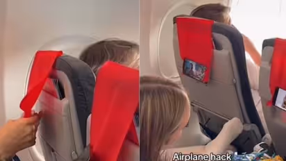 ഫോൺ ഇങ്ങനെവച്ചും സിനിമ കാണാമല്ലേ? വിമാനത്തിൽ ഇതാ ഒരു എക്സ്ക്ലൂസീവ് ഫോൺഹോൾഡർ 