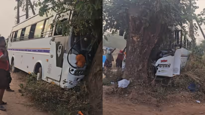 വട്ടപ്പാറ വളവിൽ അയ്യപ്പ ഭക്തന്മാർ സഞ്ചരിച്ചിരുന്ന ബസ് നിയന്ത്രണം വിട്ട് മരത്തിലിടിച്ചു, 15 ഓളം പേർക്ക് പരിക്ക്