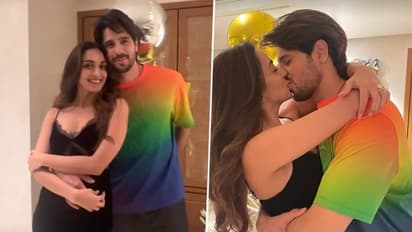 Watch: Sidharth Malhotra gets birthday kiss from wife Kiara Advani, shares adorable video
