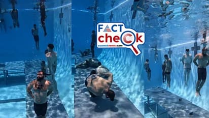 കയ്യും കാലും കെട്ടി ആഴത്തില്‍ ട്രെയിനിംഗ്, ഇന്ത്യന്‍ നേവിയുടെ പരിശീലന വീഡിയോയോ? സത്യമറിയാം