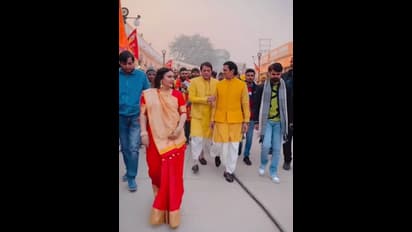 Ayodhya Ram Mandir : అయోధ్యకు చేరుకున్న సీతారామలక్ష్మణులు.. ప్రాణప్రతిష్ట ఏర్పాట్లు చూసి భావోద్వేగం...