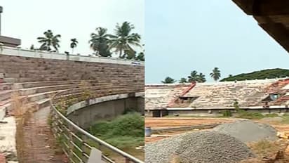 18 വർഷം മുൻപ് നിർമാണം തുടങ്ങിയ ഇഎംഎസ് സ്റ്റേഡിയം, 2010ൽ നിര്മിച്ച ഗ്യാലറികൾ തകർന്നു, എന്ന് പന്തുരുളും ഇവിടെ?
