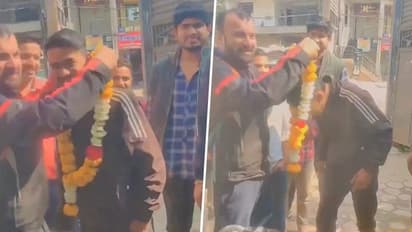 Fan who hugged Virat Kohli during India vs Afghanistan T20I in Indore gets hero's welcome (WATCH)