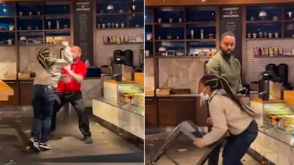 ജോലിയിൽ നിന്നും പിരിച്ചുവിട്ടു, മാനേജരെ അറഞ്ചം പുറഞ്ചം തല്ലി യുവതി