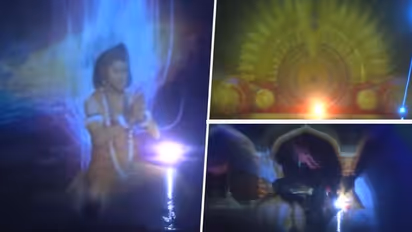 Ahead of Ram Mandir Pran Pratishtha, spectacular laser show illuminates Ayodhya's Surya Kund (WATCH)