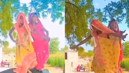 എന്തൊക്കെ കാണണം? എരുമപ്പുറത്ത് കയറി യുവതികളുടെ നൃത്തം; ഞെട്ടിയത് സോഷ്യല് മീഡിയ