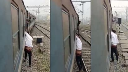 ಫೋನ್ ಕದಿಯುವಾಗ ತಗ್ಲಾಕೊಂಡ ಕಳ್ಳ, ಪಾಠ ಕಲಿಸಲು 1 ಕಿ.ಮಿ ಎಳೆದೊಯ್ದ ರೈಲು ಪ್ರಯಾಣಿಕ!