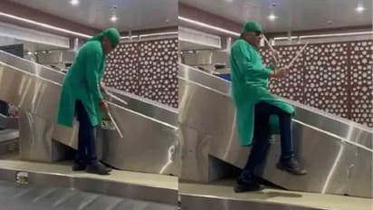 లగేజ్ లేట్...ఎయిర్ పోర్ట్ లో శివమణి లైవ్ షో.. డ్రమ్స్ లేకున్నాదడదడలాడించిన మ్యూజిక్ మెజీషియన్